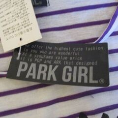 PARK GIRL  長袖Tシャツ L  パープル  新品未使用品タグ付きの画像