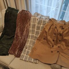 パンツ5点(チェックと菱形柄ナシ)+スカート1点【値下げ】