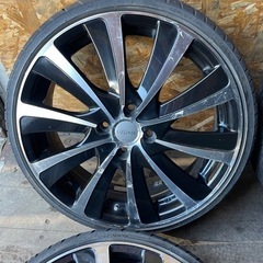 バリ山　NANKANG ULTRASPORT NS-2 165/35R17 夏タイヤ　HOT STUFF EXPLORER 17インチ　アルミホイール付き　