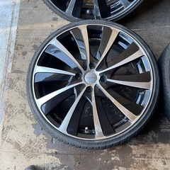 バリ山　NANKANG ULTRASPORT NS-2 165/35R17 夏タイヤ　HOT STUFF EXPLORER 17インチ　アルミホイール付き　