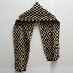 ストール　マフラー　ショール　ブラック/イエロー系　レディースの画像