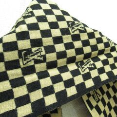 ストール　マフラー　ショール　ブラック/イエロー系　レディースの画像