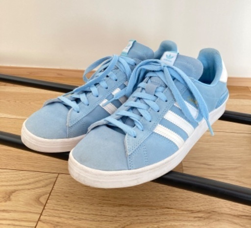 【今月末までお値下げ中】adidasスニーカー 27.5cm 水色
