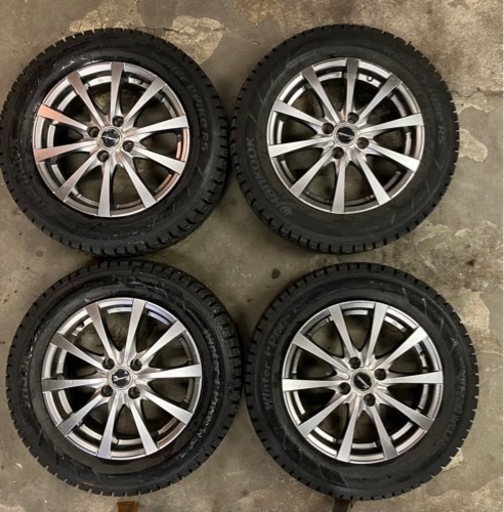 185\65R15 ピンタイヤ＆ホイール中古４本セット！