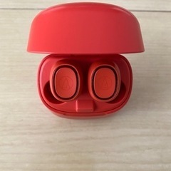ワイヤレス イヤホン レッド audio-technica ヘッドホン