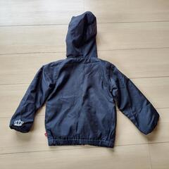 秋冬物　ベビードール　ナイロンジャケットとZIPアップパーカーセット110cmの画像