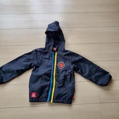 秋冬物　ベビードール　ナイロンジャケットとZIPアップパーカーセット110cmの画像