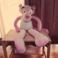 【大きめ】ピンクパンサー　110cm  中古ぬいぐるみ　レトロ