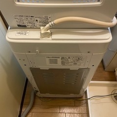 Haier 全白動電気洗濯機　中古　白の画像