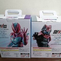 仮面ライダー　リバイス　ソフビクス　フィギュア　リバイ、バイス　セット　一番くじ　A賞　の画像