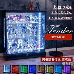 【魅せる贅沢！】ディスプレイ収納　 led付き 幅75 ライト付...