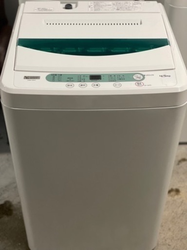 送料・設置込み　洗濯機　4.5kg ヤマダ　2019年