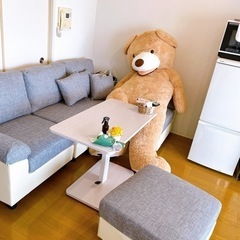 【引取り希望】くま 特大ぬいぐるみ テディベアの画像