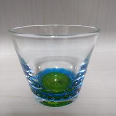 値下げ!美品　琉球グラス　ロックグラスペアの画像