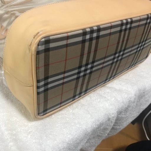 Burberry ノバチェック柄　クリアトートバッグ