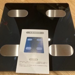 【未使用品】薄型体重計（スマホ連動付き）の画像