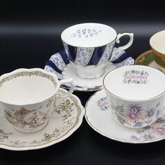 ⑤コーヒーカップ&ソーサー5客セット【アソート】の画像
