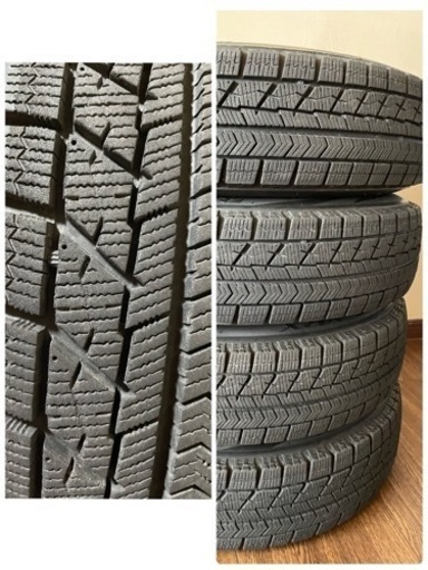 145/80R13 ブリヂストン BLIZZAK VRX 2018年製　スチールホイール付き
