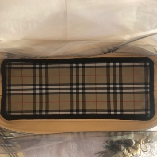 Burberry ノバチェック柄　デザインクリアトートバッグ