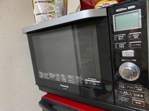 オーブン機能付き電子レンジ