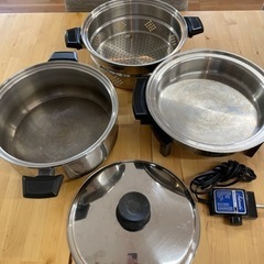 値下げ★Amway 蒸し器  ホットプレート