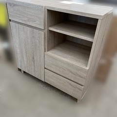 J1736 美品 レンジ台 レンジボード キッチン収納　クリーニ...