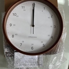 【新品未使用】壁掛け電波時計