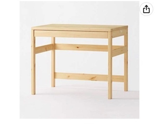 無印パイン材デスク