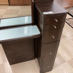 姿見ドレッサー　大塚家具製造販売　ﾀﾞｰｸﾌﾞﾗｳﾝの画像