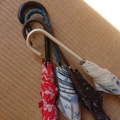 レトロ花柄傘セットの画像