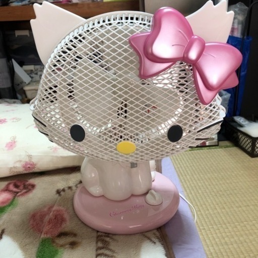 新品キティ扇風機　高崎市新町自宅近くまで来れる方