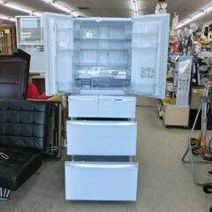 2021年製 470L 三菱 冷凍冷蔵庫 MR-WX47LF-W1 6ドア