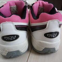 テニスシューズ２４ｃｍ　プリンス　ピンク×ホワイト　美品の画像