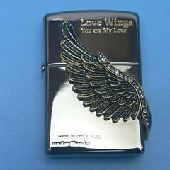 【未使用】Love Wings★ZIPPOライター 　☆管理Y-...