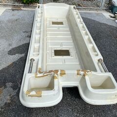 小型　カタマラン　船底から海の中が見えます、浮沈構造　置き場所至...