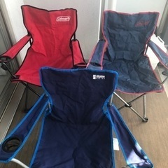 アウトドアチェア⭐︎コールマン2脚、アルペン1脚セット