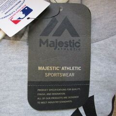 ニューヨーク ヤンキース パーカー Majestic  M  グレー  新品未使用品 の画像