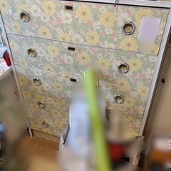花柄 タンス、衣類収納(収納家具)の中古が安い！激安で譲ります
