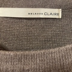 メルローズ クレール ニット ワンピース 中古です(* ᵕᴗᵕ )の画像