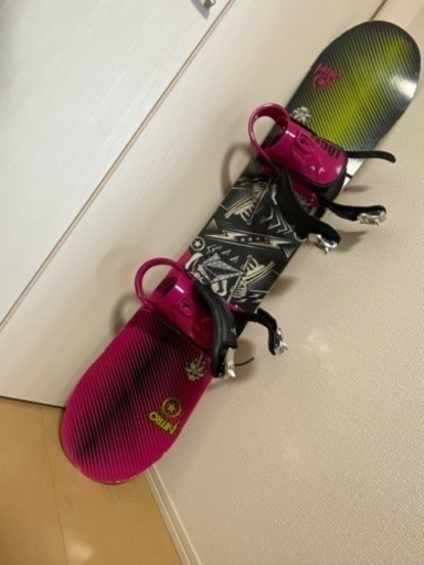 NITRO スノボー板　ビンディング　カバー付き3点セット