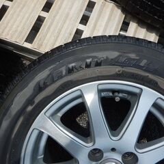 アルミホイール 4本セット　ホットスタッフ エクシーダー 165/70 R14 PCD100 38 45 50イン 14×5 1/2J　スタッドレス　残り5mm程度