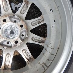 アルミホイール 4本セット　ホットスタッフ エクシーダー 165/70 R14 PCD100 38 45 50イン 14×5 1/2J　スタッドレス　残り5mm程度