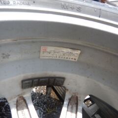 アルミホイール 4本セット　ホットスタッフ エクシーダー 165/70 R14 PCD100 38 45 50イン 14×5 1/2J　スタッドレス　残り5mm程度