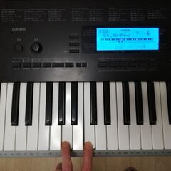 カシオ電子キーボード　&　純正スタンド