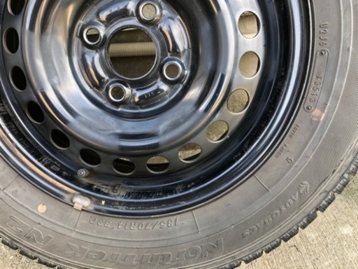 ホンダ純正鉄ホイール+スタッドレスタイヤ
