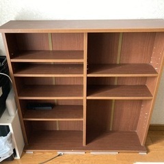 値下げ：軽量本棚横幅90ｾﾝﾁ×高さ90ｾﾝﾁ奥行き22ｾﾝﾁ文庫本新書に最適の画像