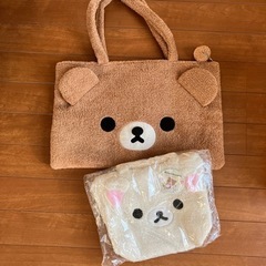 新品✨リラックマ　ふわふわトートバッグ