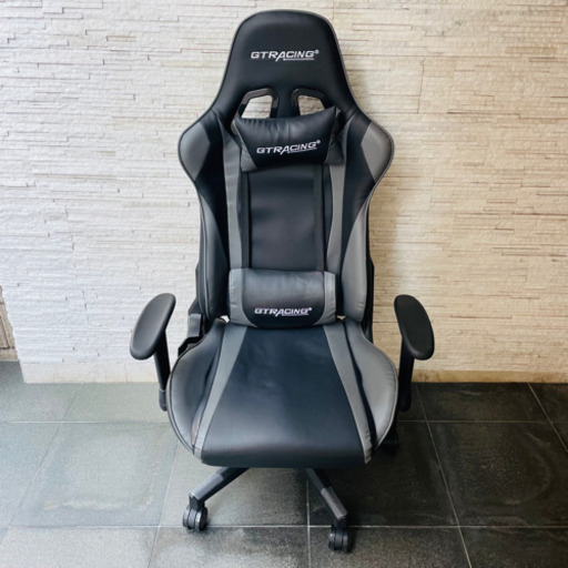 本日限定！GTRACING ゲーミングチェア ブラック×グレー