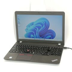 保証付 Wi-Fi有 15.6型 ノートパソコン Lenovo E560 中古良品 第6世代Core i3 4GB DVDRW 無線 Bluetooth Webカメラ Windows11 Office