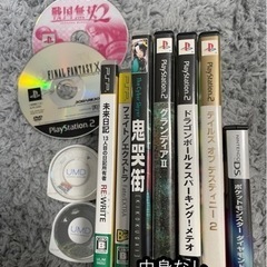 中古ソフト　ps2,PSPの画像